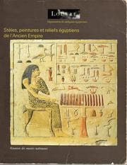 Tapa de Catalogue des stèles, peintures et reliefs égyptiens de l'Ancien Empire et de la première période intermédiaire