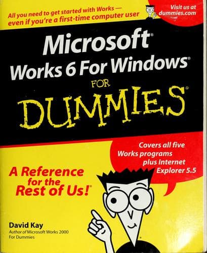 Tapa de Microsoft Works 6 for Windows for dummies