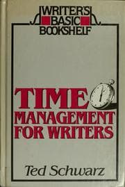 Tapa de Time management for writers