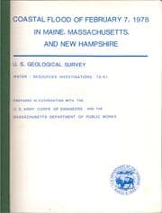 Tapa de Coastal flood of February 7, 1978, in Maine, Massachusetts, and New Hampshire