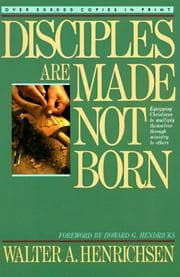 Tapa de Disciples are made, not born
