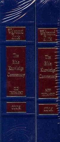 Tapa de Bible Knowledge Commentary Old Testament and New Testament