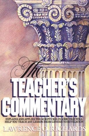 Tapa de The teacher's commentary