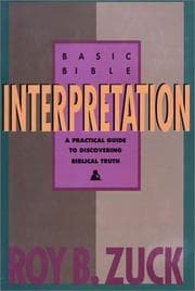 Tapa de Basic Bible interpretation