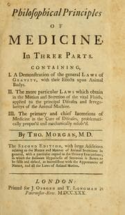 Tapa de Philosophical principles of medicine ..