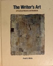 Tapa de The writer's art