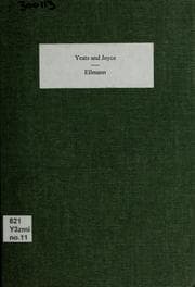 Tapa de Yeats and Joyce