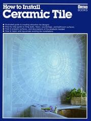 Tapa de How to install ceramic tile