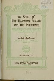 Tapa de The spell of the Hawaiian Islands and the Philippines