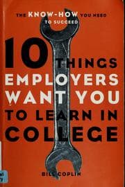 Tapa de 10 things employers want you to learn in college