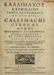 Tapa de [Hymnoi, epigrammata ...]