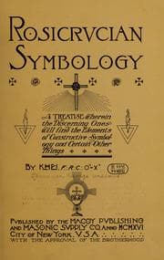 Tapa de Rosicrvcian symbology