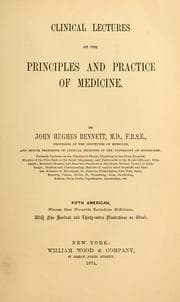 Tapa de Clinical lectures on the principles and practice of medicine