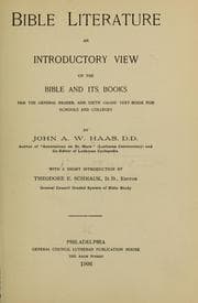 Tapa de Bible literature