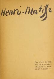 Tapa de Henri-Matisse