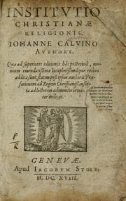 Tapa de Institvtio christian©Œ religionis