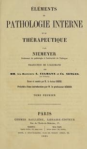 Tapa de Éléments de pathologie interne et de thérapeutique