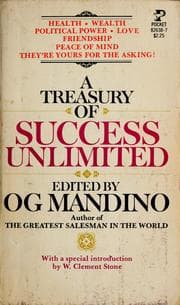 Tapa de Og Mandino's treasury of success unlimited