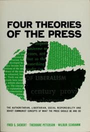 Tapa de Four theories of the press