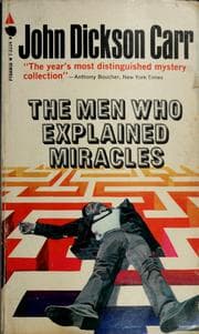 Tapa de The men who explained miracles