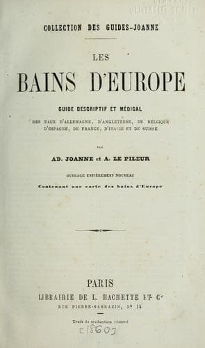 Tapa de Les bains d'Europe