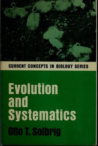 Tapa de Evolution and systematics