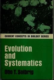 Tapa de Evolution and systematics