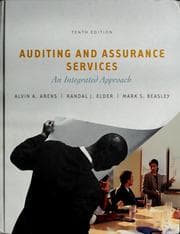 Tapa de Auditing and assurance services