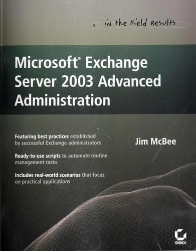 Tapa de Microsoft Exchange server 2003