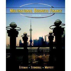 Tapa de Multinational Business Finance