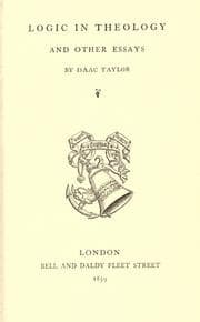 Tapa de Logic in theology and other essays ...