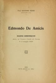 Tapa de Edmondo de Amicis