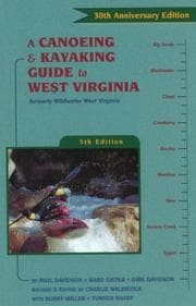 Tapa de A canoeing and kayaking guide to West Virginia
