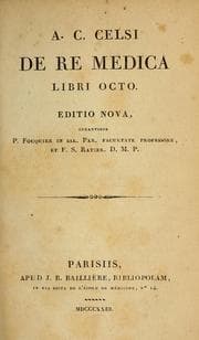 Tapa de A. C. Celsi De re medica libri octo