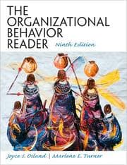 Tapa de The organizational behavior reader