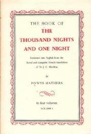 Tapa de The book of the thousand nights and one night