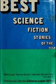 Tapa de Best science fiction stories of the year