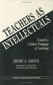 Tapa de Teachers as intellectuals
