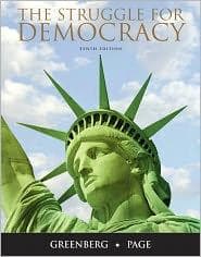 Tapa de The struggle for democracy