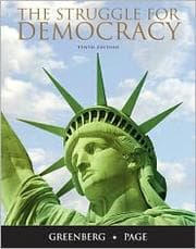 Tapa de The struggle for democracy
