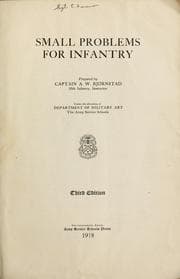 Tapa de Small problems for infantry