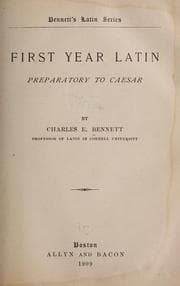 Tapa de First year Latin