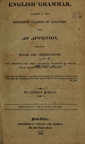 Tapa de English grammar