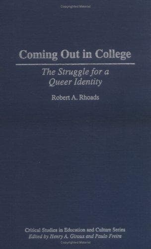 Tapa de Coming out in college