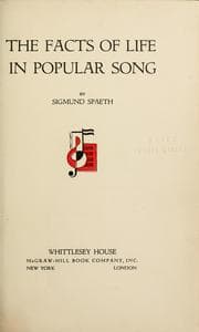Tapa de The facts of life in popular song