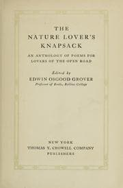 Tapa de The Nature lover's knapsack