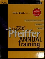 Tapa de The 2006 Pfeiffer annual