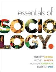 Tapa de Essentials of sociology