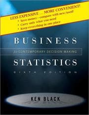 Tapa de Business Statistics Contemporary Decision Making 4e Set