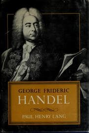 Tapa de George Frideric Handel